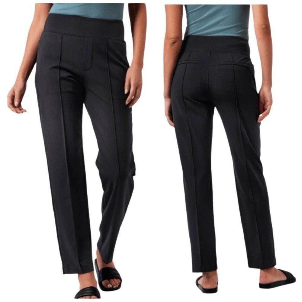 Athleta Eastbound‎ Straight Pants Black Size 4